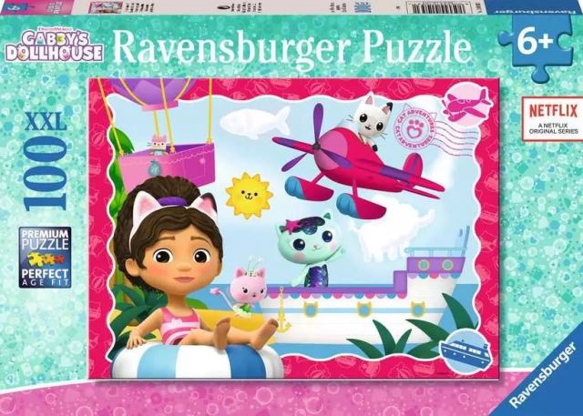 Ravensburger 01053 Puzzle Gabby's Dollhouse 100 dílků