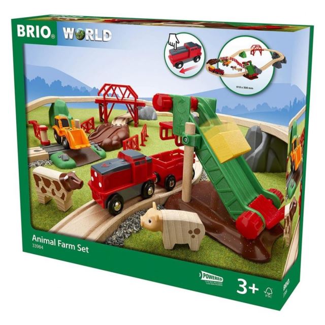 BRIO 33984 Hrací set Zvířecí farma