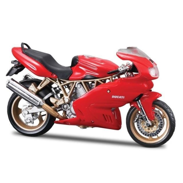 Burago Kovový model motorky Ducati Supersport 900 1:18