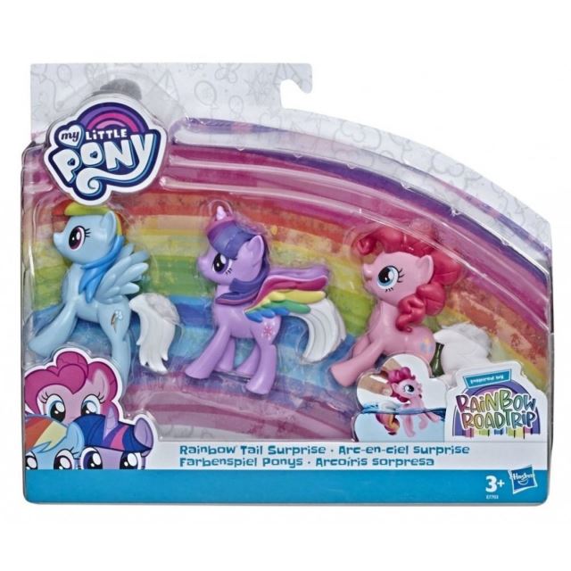 MLP My Little Pony Sada 3 poníků Rainbow Tail