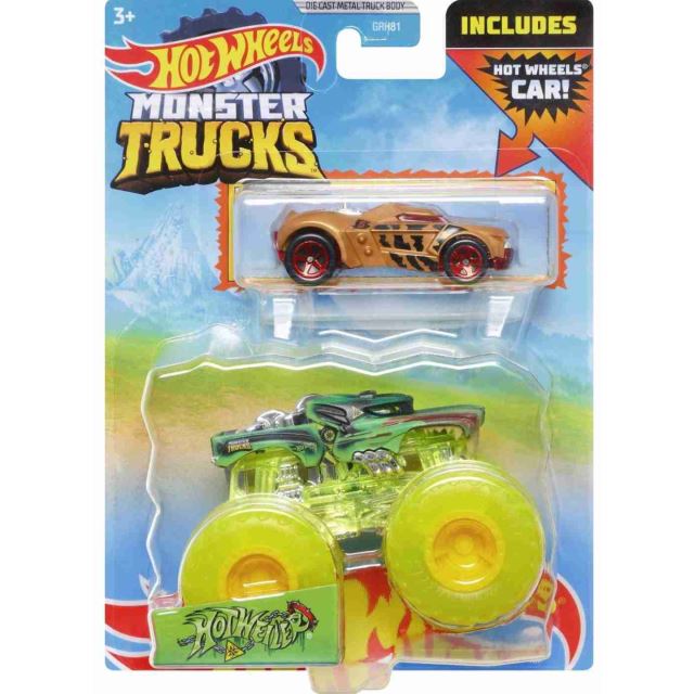 Hot Wheels® Monster Trucks s angličákem Hotweiler, Mattel HDB94