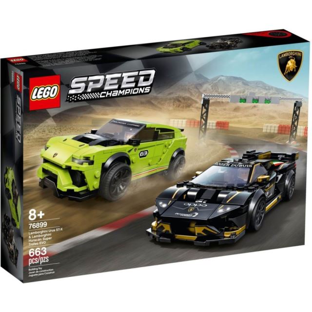 LEGO® Speed Champions 76899 Lamborghini Urus ST-X & Lamborghini HuracánSuper Trofeo EVO