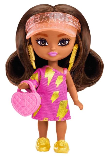 Mattel Barbie® Extra Mini minis! Hispánka v růžovém, HPH20