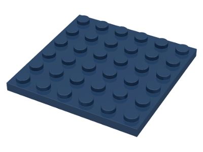 LEGO 3958 Podložka 6x6 Tmavo Modrá