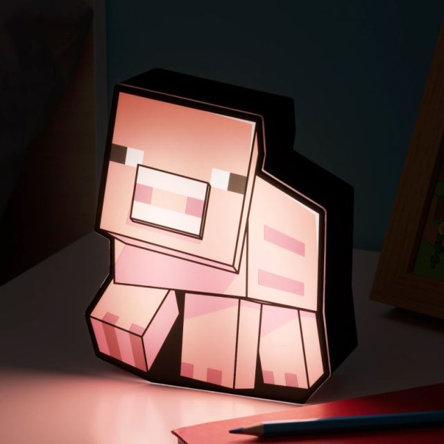 LED Minecraft Box světlo Prase