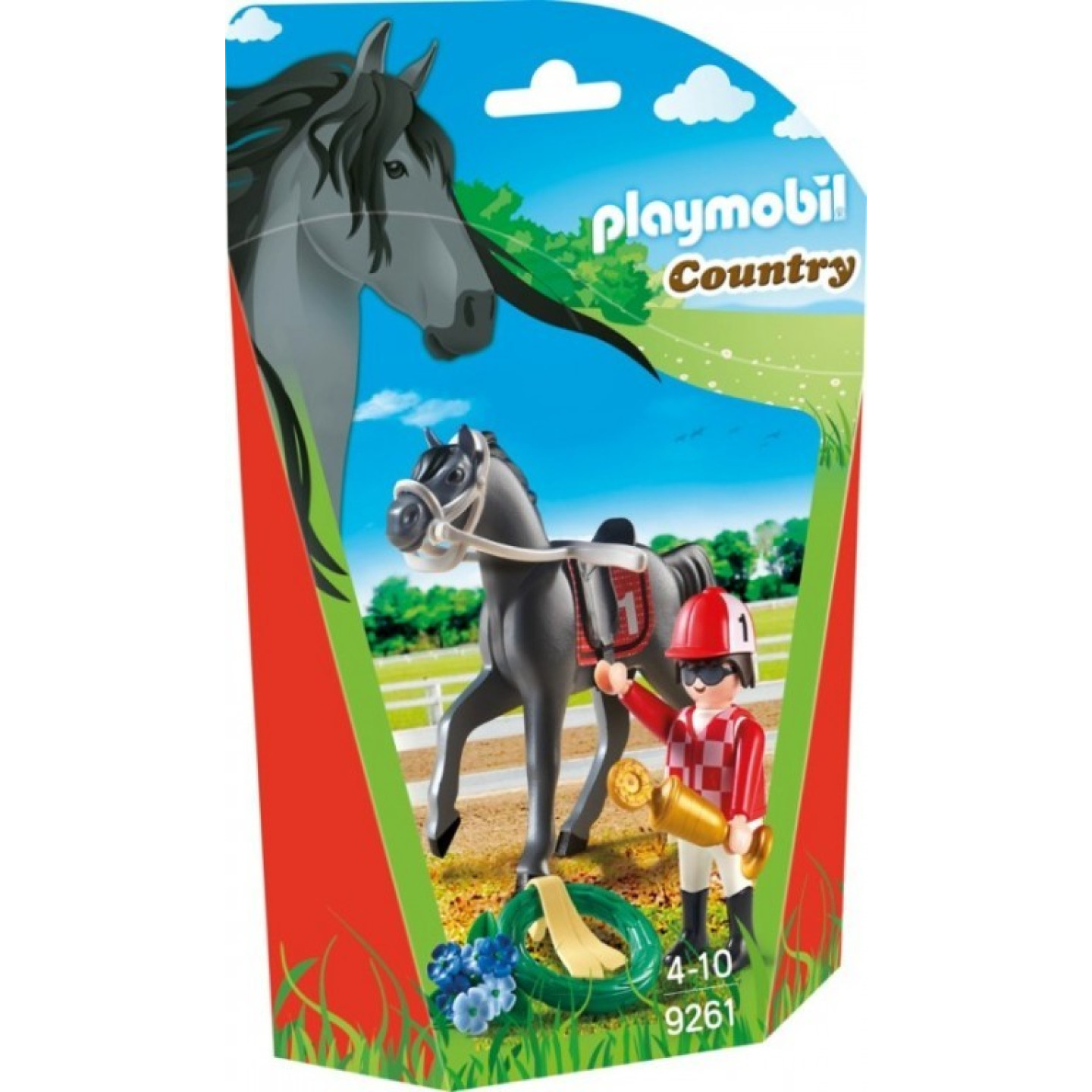 Playmobil 9261 žokej na koni