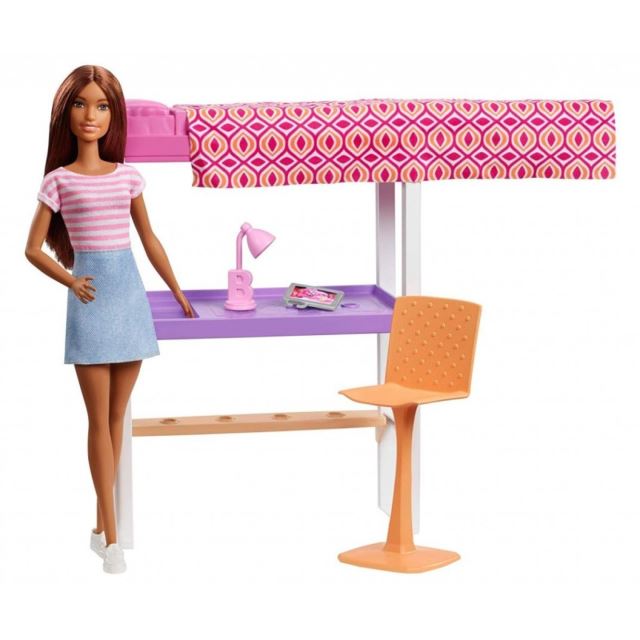 Barbie panenka v ložnici, Mattel FXG52