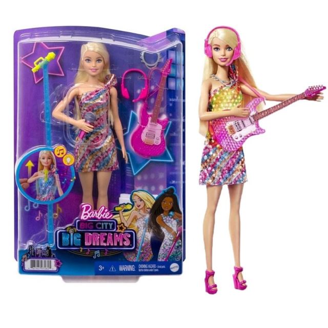 Barbie Malibu Speváčka so zvukmi, Mattel GYJ23