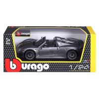 Burago Porsche 918 Spyder šedá metalíza 1:24 (2)
